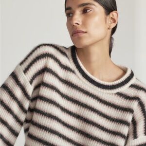 Everlane Alpaca Striped Sweater - like new! Size S